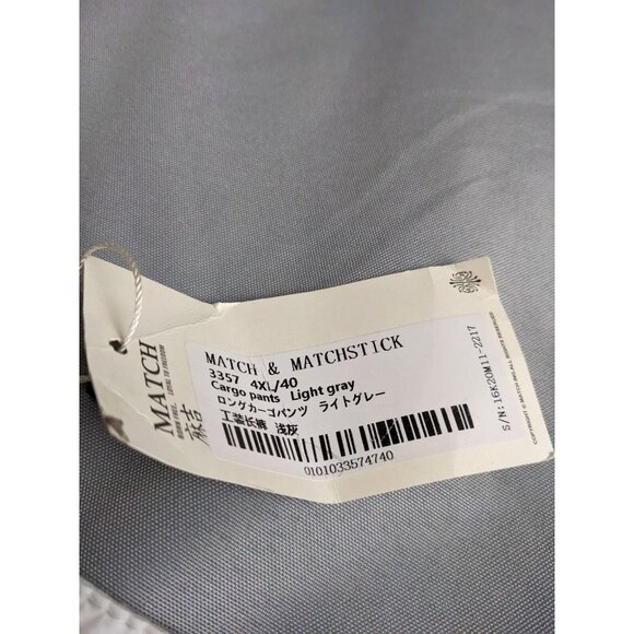 Matchstick Pants Beige Cargo Khaki Tactical Utility Trouser Mens Size 40X32 - Picture 6 of 11